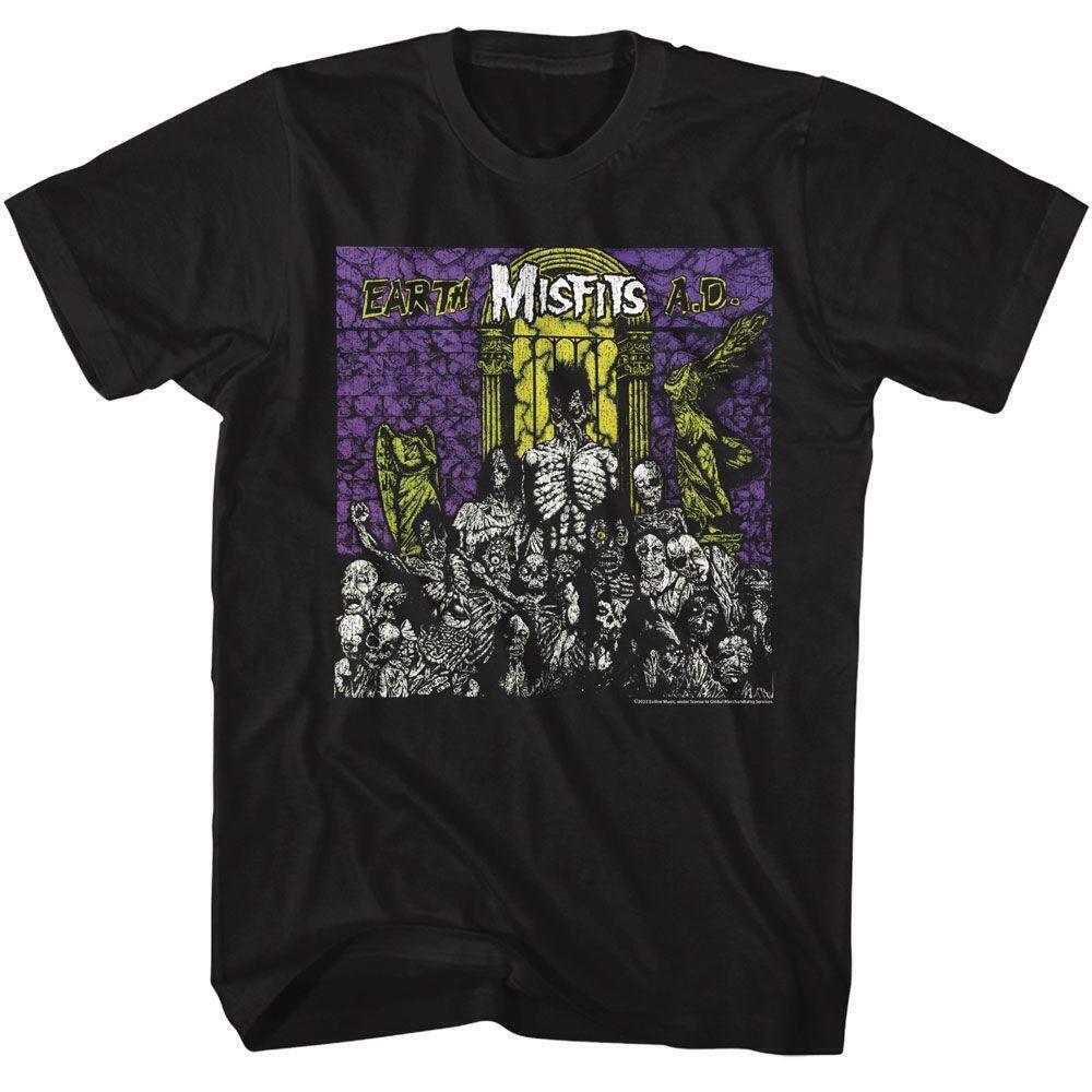 Misfits Earth Ad Black T Shirt